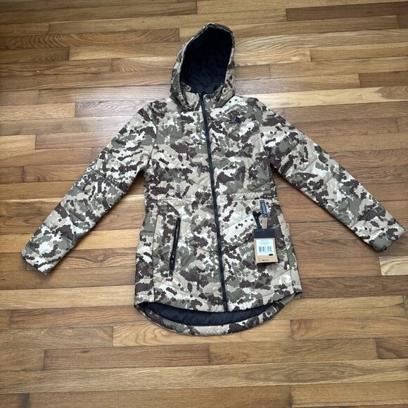 The North Face Women's Parka Tamburello Insulated Hooded Camo Size XS - Picture 1 of 6